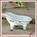 White Glaze Ceramic wash basin soap dish